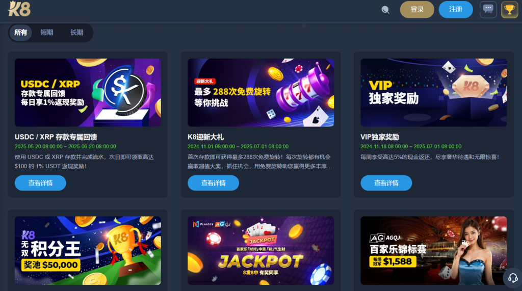 K8娛樂城優惠